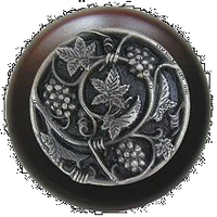 Grapevines/Dark Walnut Knob