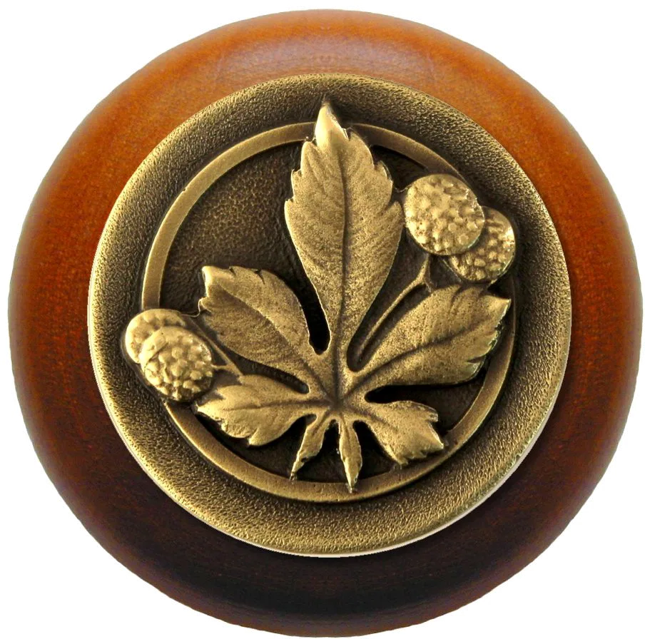 Horse Chestnut Wood Knob NHW-743C