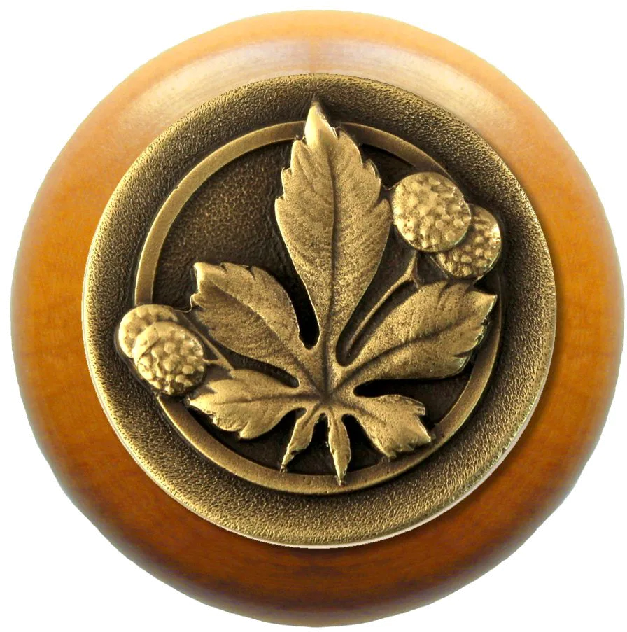 Horse Chestnut Wood Knob NHW-743M