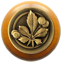 Horse Chestnut Wood Knob NHW-743M
