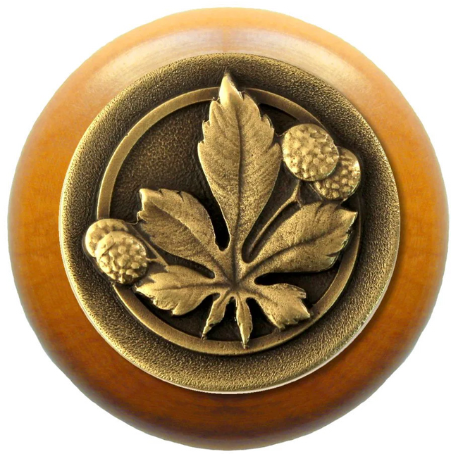 Horse Chestnut Wood Knob NHW-743M