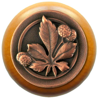 Horse Chestnut Wood Knob NHW-743M