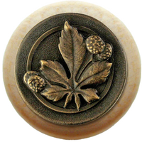 Horse Chestnut Wood Knob NHW-743N