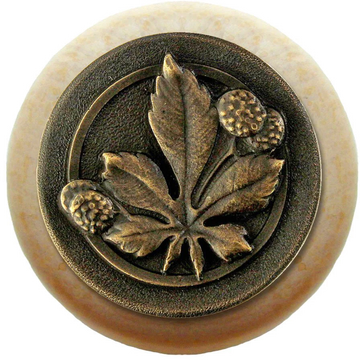 Horse Chestnut Wood Knob NHW-743N