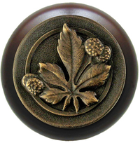 Horse Chestnut Wood Knob NHW-743W
