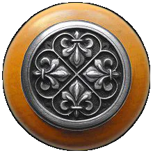 Fleur-de-Lis/Maple Knob