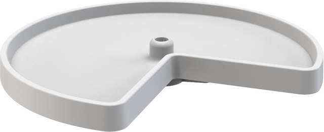 Rev-A-Shelf 24 in Polymer Kidney Lazy Susan, Single 3471-24-52