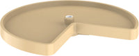 Rev-A-Shelf 24 in Almond Polymer Kidney Lazy Susan, Single 3471-24-15-52