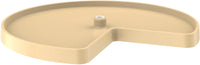 Rev-A-Shelf 28 in Almond Polymer Kidney Lazy Susan, Single 3471-28-15-52