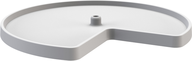Rev-A-Shelf 32 in Polymer Kidney Lazy Susan, Single 3471-32-52