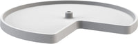 Rev-A-Shelf 32 in Polymer Kidney Lazy Susan, Single 3471-32-52