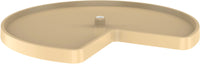 Rev-A-Shelf 32 in Almond Polymer Kidney Lazy Susan, Single 3471-32-15-52