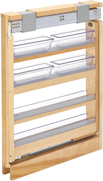 Rev-A-Shelf 3 in Vanity Filler Pullout out Soft-Close 432-VF26SC