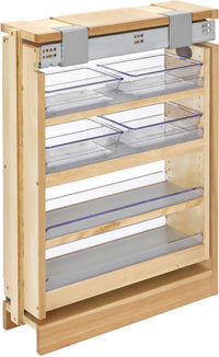 Rev-A-Shelf 6 in Vanity Filler Pullout Soft-Close 432-VF26SC-6