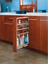Rev-A-Shelf 3 in Vanity Filler Pullout Soft-Close 432-VF30SC