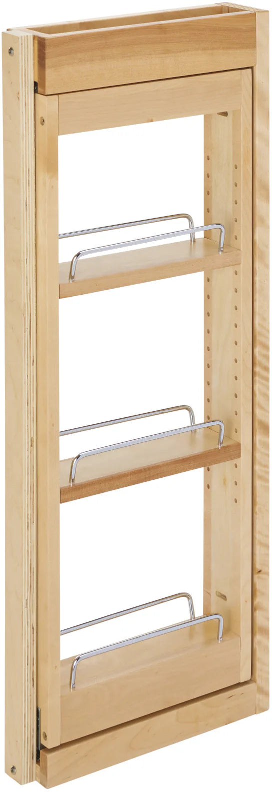 Rev-A-Shelf 3 in. W x 30 in. H Pull-Out Between Cabinet Wall Filler w/Soft-Close 432-WFBBSC30