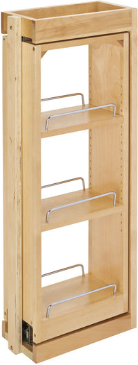Rev-A-Shelf 6 in. W x 30 in. H Pull-Out Between Cabinet Wall Filler w/Soft-Close 432-WFBBSC30-6C