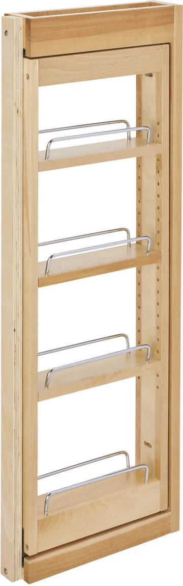 Rev-A-Shelf 3 in. W x 33 in. H Pull-Out Between Cabinet Wall Filler w/Soft-Close 432-WFBBSC33