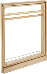 Rev-A-Shelf 3 in Towel Bar Base Filler Pullout Soft-Close 432TB-BFBBSC