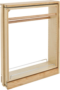 Rev-A-Shelf 6 in Towel Bar Base Filler Pullout Soft-Close 432TB-BFBBSC-6C