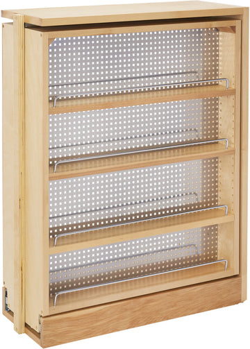 Rev-A-Shelf 9 in Stainless Steel Base Filler Pullout 433-BF-9C