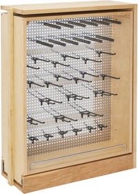 Rev-A-Shelf 9 in Stainless Steel Base Filler Pullout Soft-Close 433-BFBBSC-9C