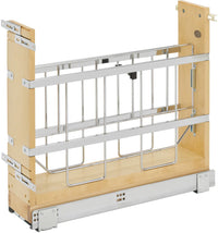 Rev-A-Shelf 5 in Tray Divider, Foil & Wrap Organizer Soft-Close 447-BCSC