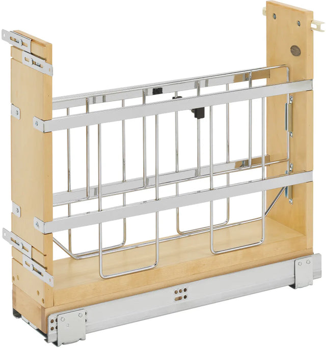 Rev-A-Shelf 5 in Tray Divider, Foil & Wrap Organizer Soft-Close 447-BCSC