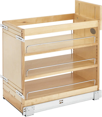 Rev-A-Shelf 11 in Door/Drawer Base Cabinet Organizer w/Soft-Close 448-BDDSC