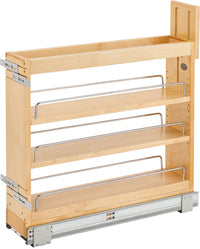 Rev-A-Shelf 5 in Door/Drawer Base Cabinet Organizer w/Soft-Close 448-BDDSC-5C