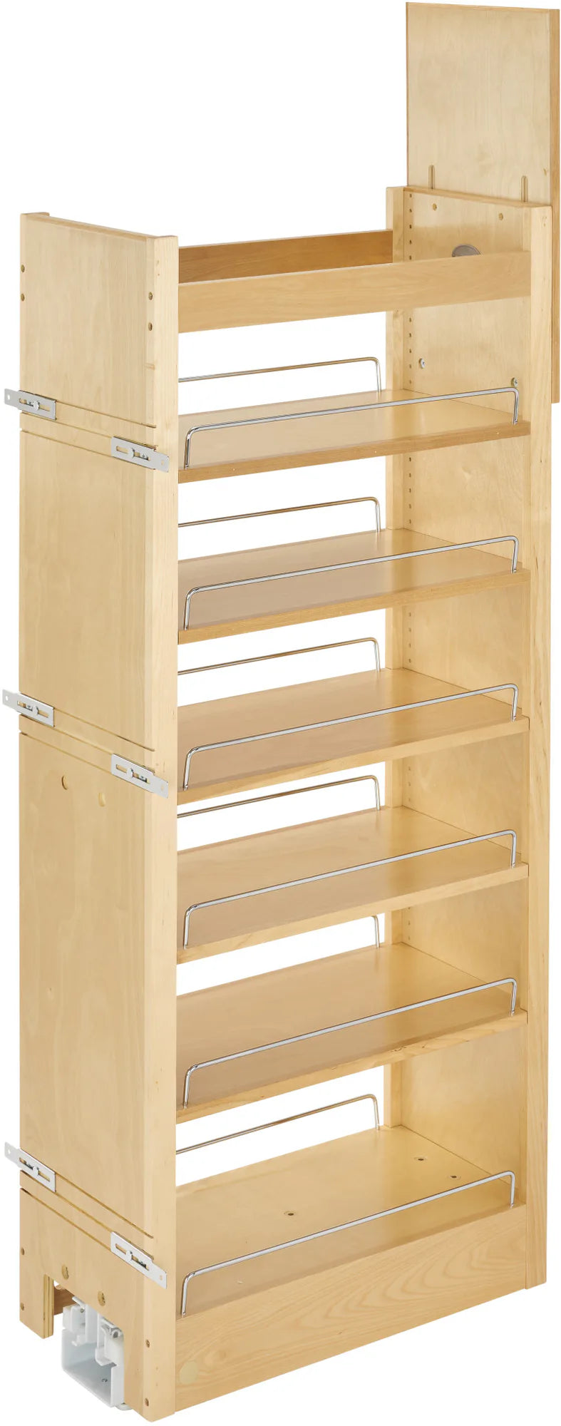 Rev-A-Shelf 11 in W x 51 in H Wood Pantry Pullout Soft Close 448-TP51-1