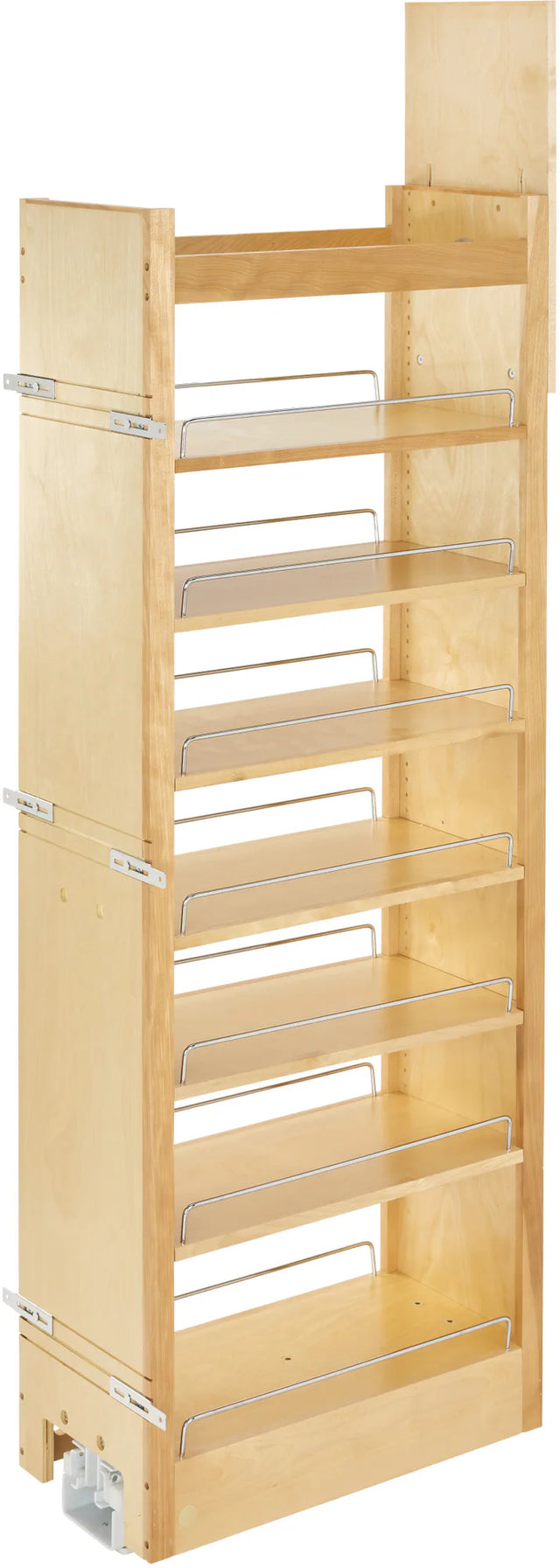 Rev-A-Shelf 11 in W x 58 in H Wood Pantry Pullout Soft Close 448-TP58-1