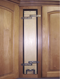 Rev-A-Shelf 5 in Wood Pull Out Wall Organizer w/Soft Close 448-BBSCWC