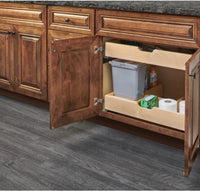 Rev-A-Shelf 30 in Vanity U-Shaped Undersink Pullout 486-30VSBSC-BM-1
