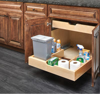 Rev-A-Shelf 30 in Vanity U-Shaped Undersink Pullout 486-30VSBSC-BM-1