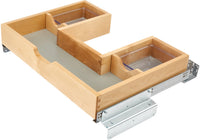 Rev-A-Shelf 30 in Vanity U-Shaped Undersink Pullout 486-30VSBSC-SM-1