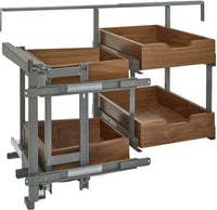 Rev-A-Shelf 18 in Two-Tier Blind Corner Org for Blind Right 499-18