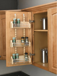 Rev-A-Shelf Small Adjustable Door mount Spice Rack 4ASR-15
