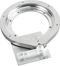 Rev-A-Shelf 22 in Wood D-Shape Lazy Susan w/Swivel Bearing 4WLS201-22-BS52