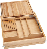 Rev-A-Shelf 24 in Knife and Cutting Board Drawer 4KCB-24-1