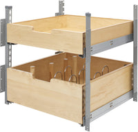 Rev-A-Shelf 21 in Wood Pilaster System Kit 4PIL-24SC-SV-2
