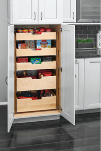 Rev-A-Shelf 21 in Wood Pilaster System Kit 4PIL-24SC-SV-2