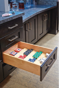 Rev-A-Shelf 16 in Wood Spice Drawer Insert 4SDI