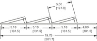 Rev-A-Shelf 16 in Wood Spice Drawer Insert 4SDI