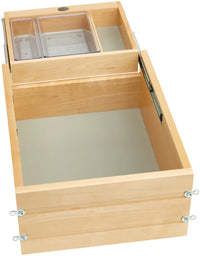 Rev-A-Shelf 18 in Vanity Half-Tiered Drawer Only 4VDOHT-18-1