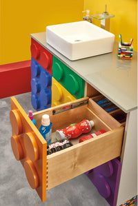 Rev-A-Shelf 12 in Vanity Half-Tiered Drawer Only 4VDOHT-1
