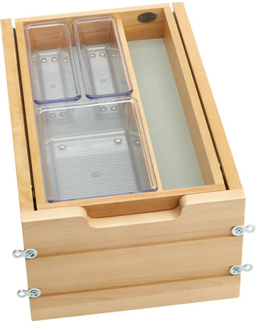 Rev-A-Shelf 15 in Vanity Tiered Drawer Only & Full Access 4VDOT-343FL