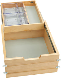 Rev-A-Shelf 18 in Vanity Tiered Drawer Only & Full Access 4VDOT-419FL