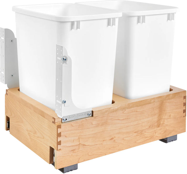 Rev-A-Shelf Double 35 Qrt Pull-Out Waste Container 4WC-18DM2