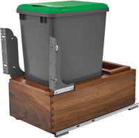 Rev-A-Shelf Single 35 Qrt Waste Container 4WC-WN-15DM1-SC